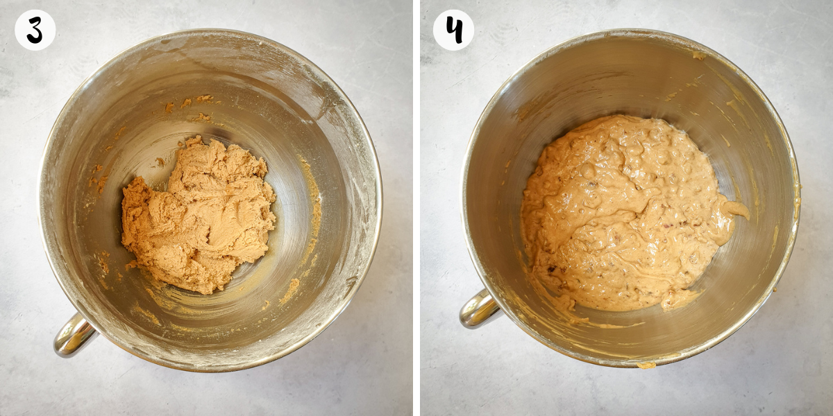 Beat butter and sugar