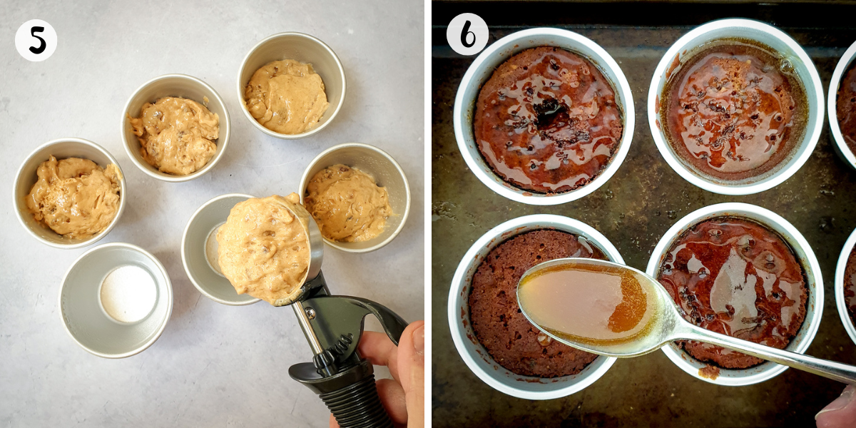 bake puddings and dive in caramel sauce